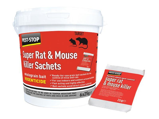 Super Rat & Mouse Killer Sachets                                                
