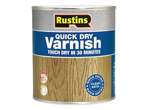 Quick Dry Varnish Satin Teak 250ml                                              