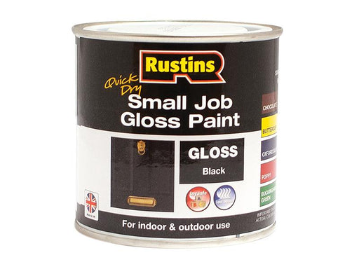 Quick Dry Small Job Gloss Paint Black 250ml                                     