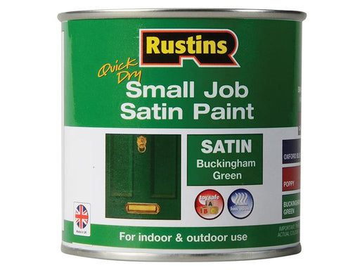 Quick Dry Small Job Satin Paint Buckingham Green 250ml                          