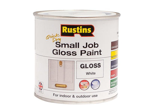 Quick Dry Small Job Gloss Paint White 250ml                                     