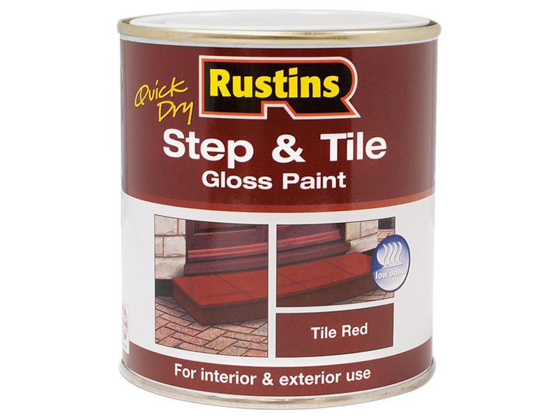 Quick Dry Step & Tile Paint Gloss Red 1 litre                                   