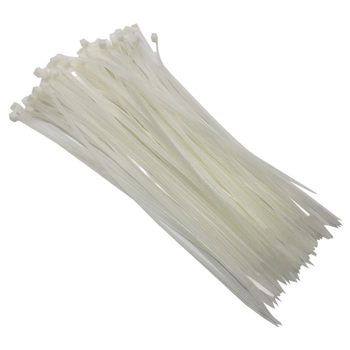 60pcs Tie Wraps (300 x 4.8 mm) White