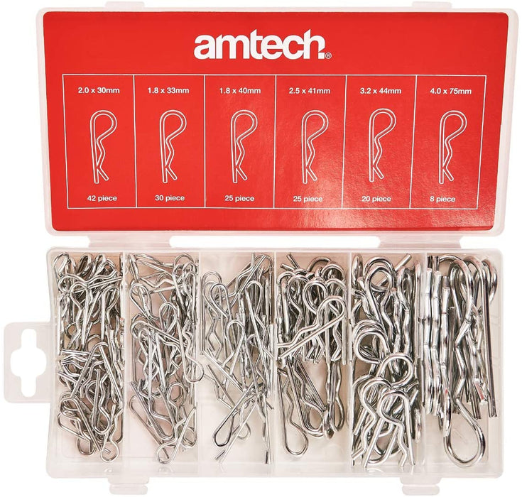 Amtech S6225 Metric R-Clip Assortment