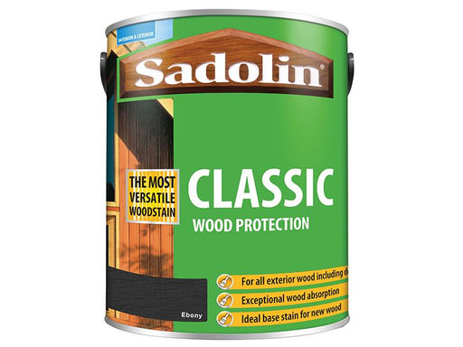 Classic Wood Protection Ebony 5 litre                                           