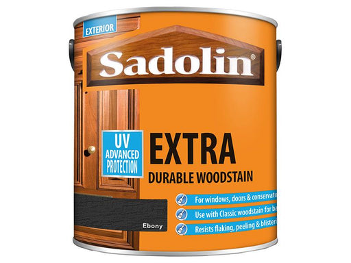 Extra Durable Woodstain Ebony 2.5 litre                                         