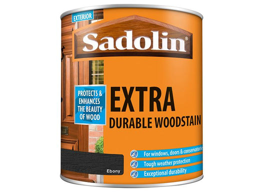 Extra Durable Woodstain Ebony 1 litre                                           