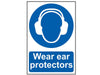 Wear Ear Protectors - PVC 200 x 300mm                                           
