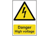 Danger High Voltage - PVC 200 x 300mm                                           