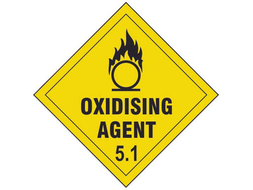 Oxidising Agent 5.1 SAV - 100 x 100mm                                           