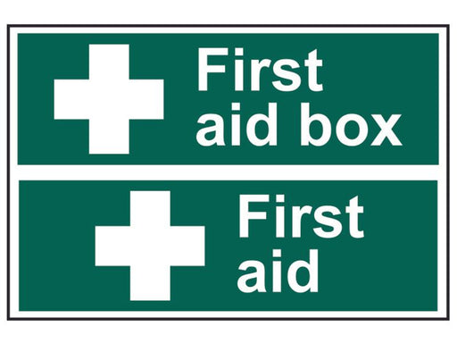 First Aid Box / First Aid - PVC 300 x 200mm                                     