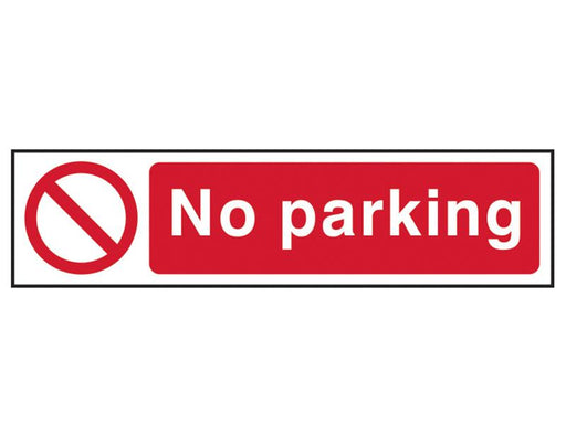 No Parking - PVC 200 x 50mm                                                     