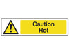 Caution Hot - PVC 200 x 50mm                                                    