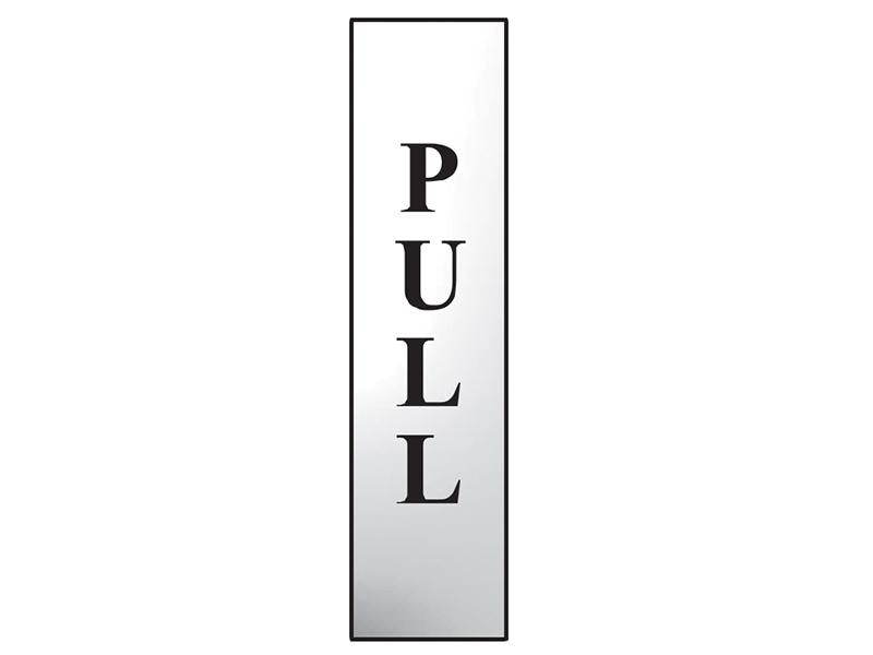 Pull Vertical - Polished Chrome Effect 50 x 200mm                               