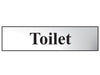 Toilet - Polished Chrome Effect 200 x 50mm                                      