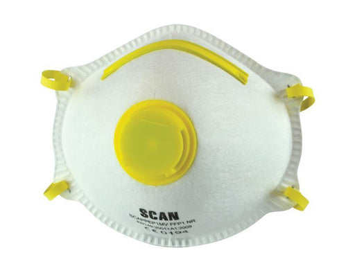Moulded Disposable Mask Valved FFP1 Protection (Box 10)                         