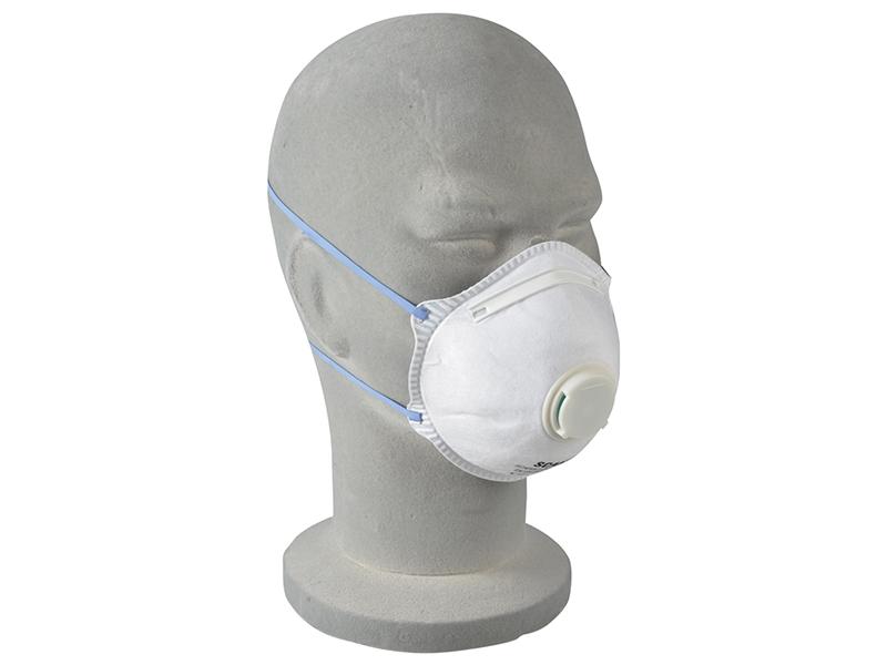Moulded Disposable Mask Valved FFP2 Protection (Pack 3)