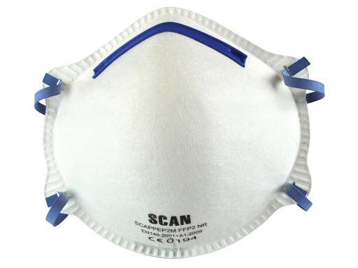 Moulded Disposable Mask FFP2 Protection (Pack 20)                               