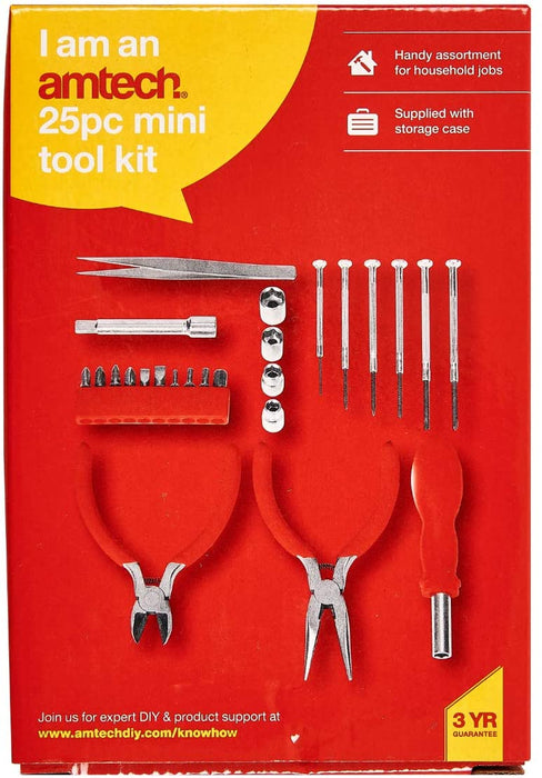 Amtech I0655 Tool Kit, 25-Piece