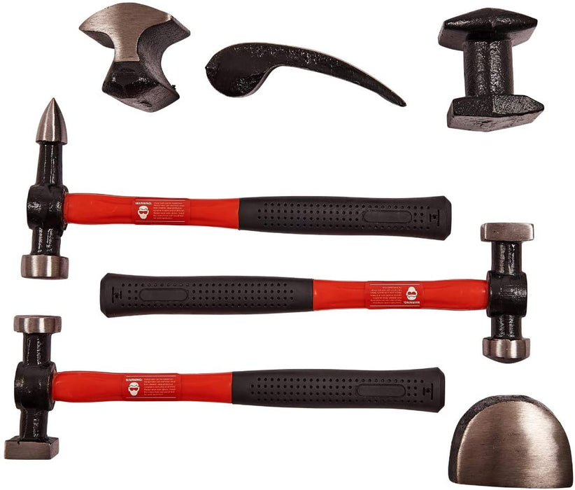 Amtech AM-I9280 Auto 7 Piece Panel Beating Tools and Car Body Repair Kit