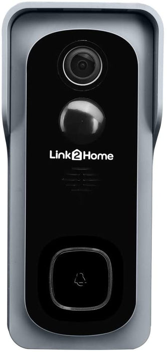 Link2Home Wireless Smart Video Doorbell Battery Motion Detection, 2-Way Audio