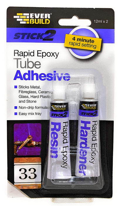 Stick 2 Rapid Epoxy Tube 2 x 12ml
