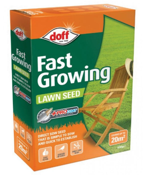 Doff - Fast Acting Magicoat Lawn Seed - 500g