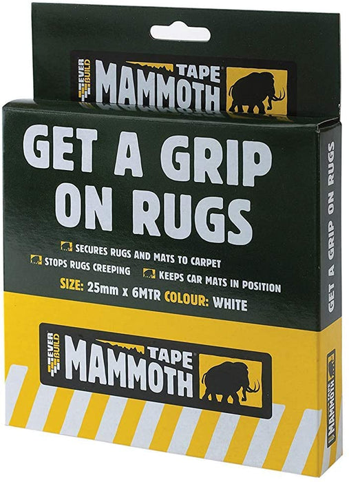 Rug Gripping Tape - Everbuild EVB2GRIPRUG Get A Grip On Rugs 25 mm x 6 m