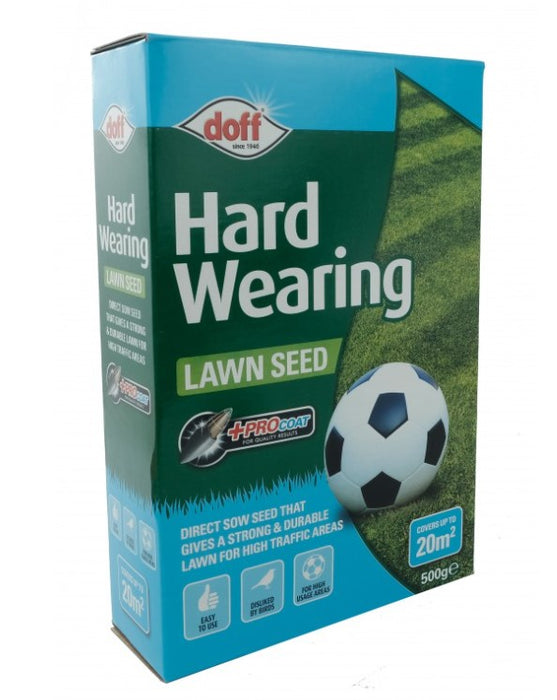 Doff - Hard Wearing Lawn Seed - 500g