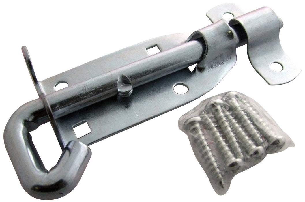6 inch Heavy Duty Pad Bolt & Screws for Doors, Gates and Security Locks