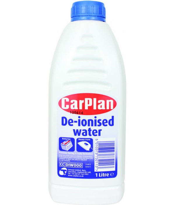 CarPlan De-Ionised Water - 1L