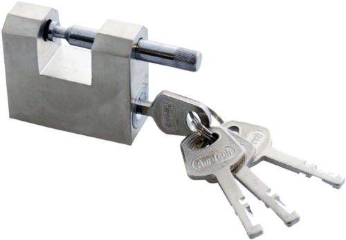 50mm Shutter Lock Padlock 4 Keys Padlock Hardened Heavy Duty Steel Security