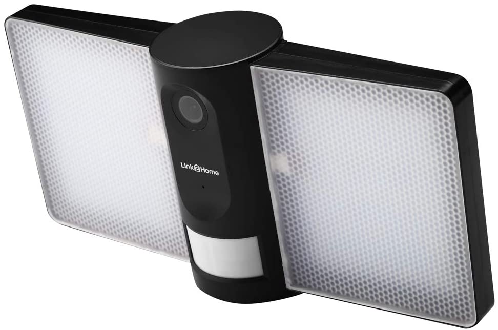 Link2Home Outdoor Floodlight with Camera, Alarm, & PIR – FloodlightCam Motion