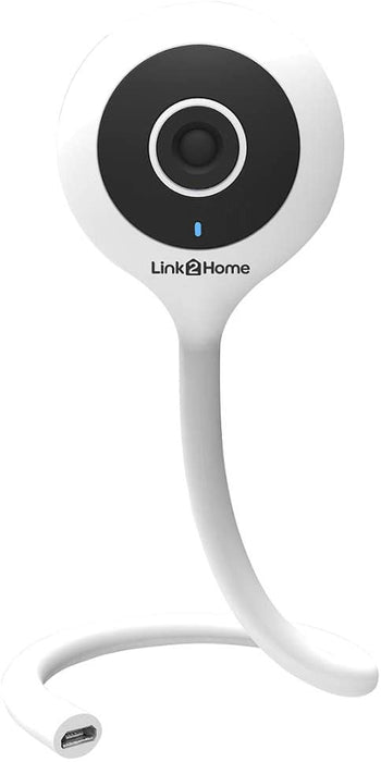 Link2Home WiFi Indoor Camera with Flexible Neck, For Home Security, Baby, Pets