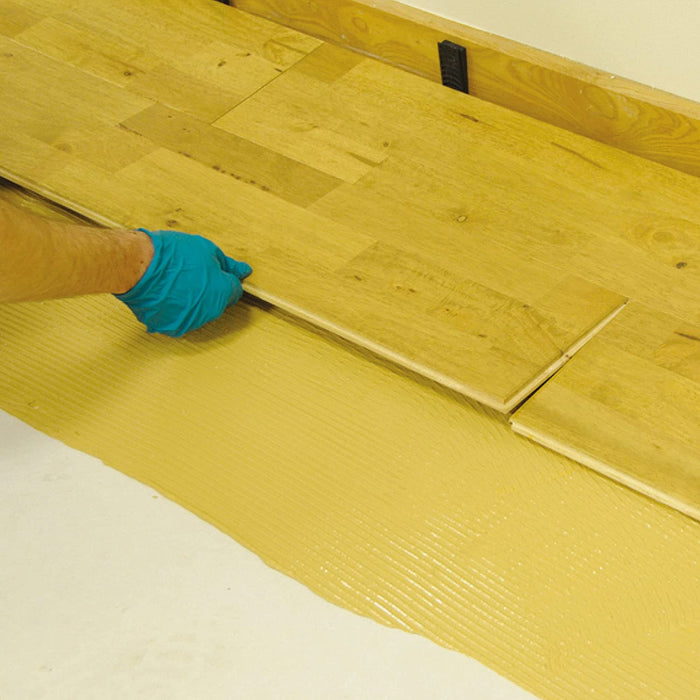 Everbuild Lumberjack 550 Flexible Hybrid Floor Adhesive, Buff, 300 ml