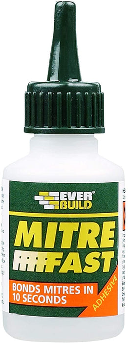 Everbuild Mitre Fast Instant Bonding Adhesive, Clear, 50 g