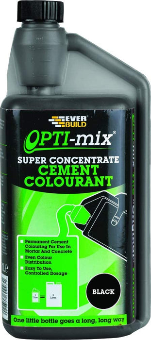 Everbuild Opti-Mix Cement Colourant Super Concentrated Admixture - Black