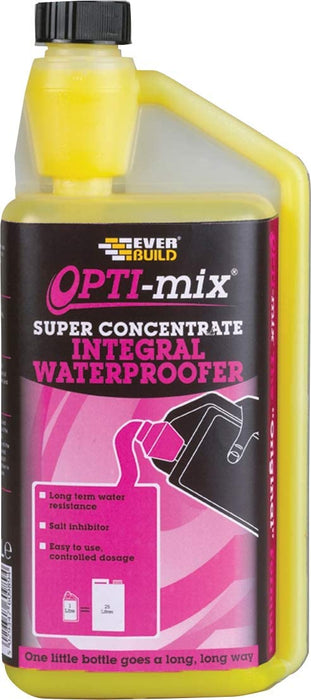 Everbuild Opti-Mix Integral Waterproofer Super Concentrated Admixture, 1 Litre
