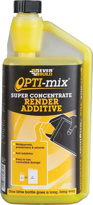 Everbuild Opti-Mix 3-in-1 Plasticiser, Waterproofing Agent and Salt Inhibitor