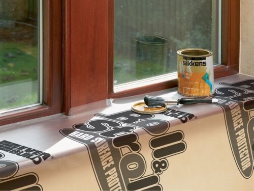 Everbuild Roll & Stroll Hard Floor Surface Protection Protector Film 600mm x 25m