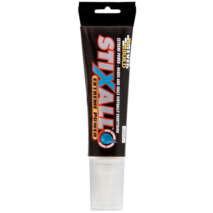 EVERBUILD STIXALLMS Polymer Grab Sealant Adhesive - 80ml Easi Squeeze | Clear