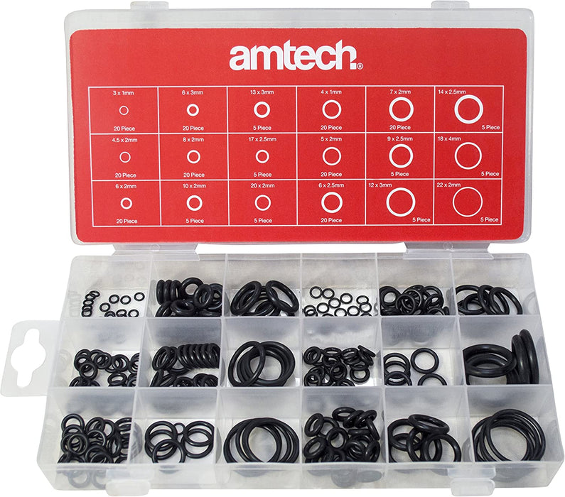 Amtech S6240 O-Rings Gasket Kit, Set of 225 Pieces