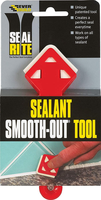 Everbuild SMOOTHOUT-EBD Seal Rite Sealant Smooth Out Tool, Red
