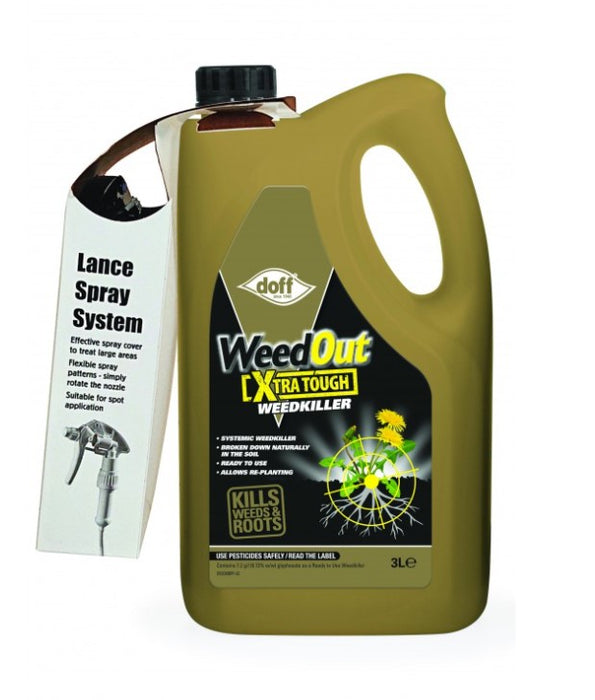 Doff Weedout Extra Tough - 3L - Systematic Weedkiller
