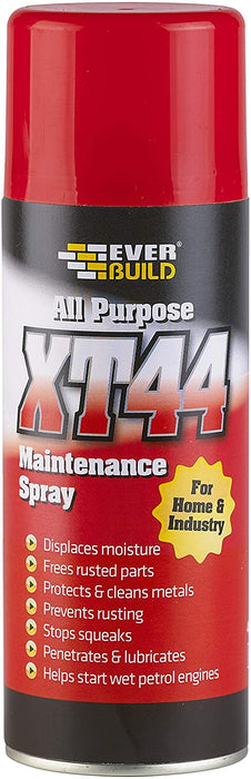 Everbuild XT44 All Purpose Maintenance Spray, Cleaner and Lubricant, 400 ml